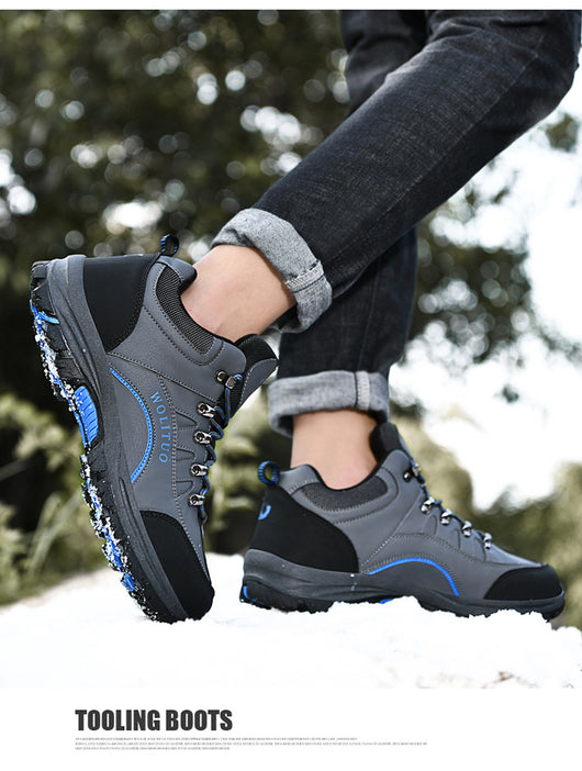 Zapatos de Senderismo Impermeables para Hombre - Zapatillas de Trekking Antideslizantes Talla Grande - Image 8