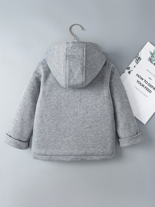 Abrigo con Capucha Forrado en Polar para Niños - Image 13
