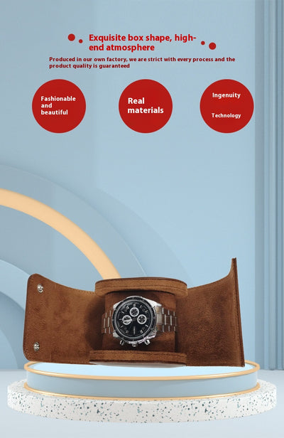 Estuche Organizador de Cuero para Relojes y Accesorios - Image 39