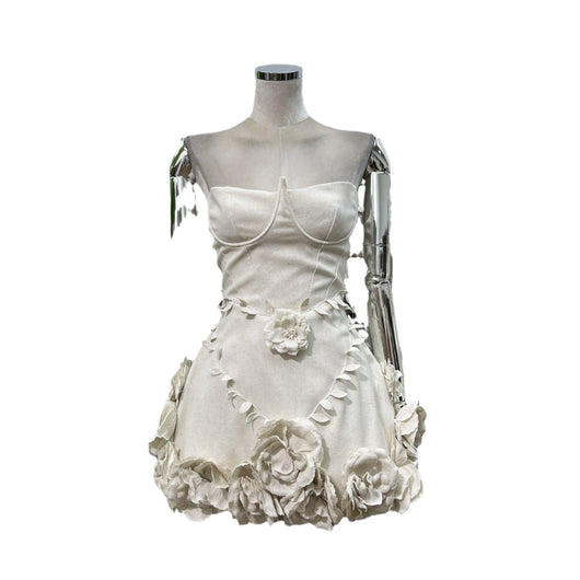 Vestido Corset Floral 3D Artesanal con Cintura Ajustable - Image 5