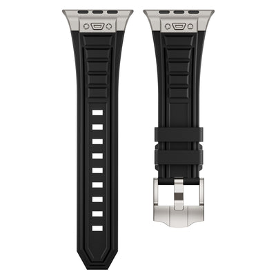 Correa Elástica de Silicona con Hebilla Metálica Plegable para iWatch 1-9 - Image 19