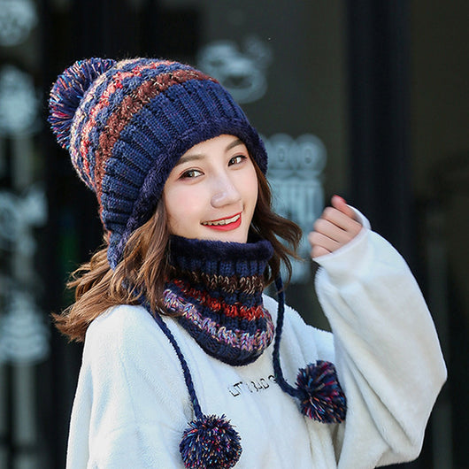 Conjunto de Gorro y Bufanda Tejidos - Image 9