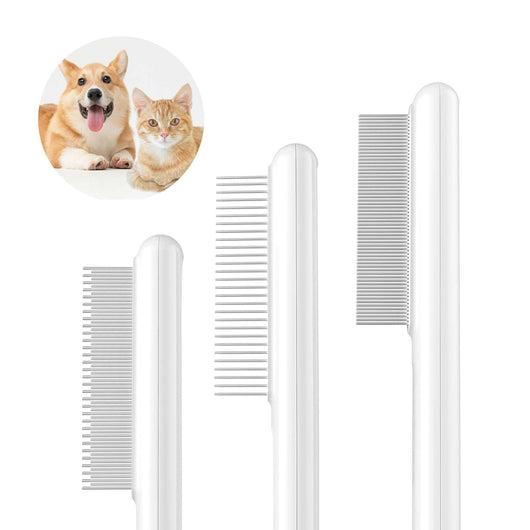 Peine Deslanador para Gatos - Acero Inoxidable con Puntas Suaves