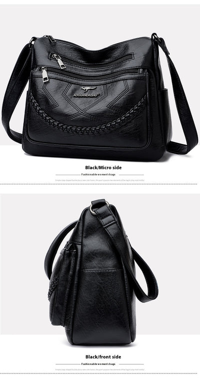 Bolso de Hombro de Cuero Suave para Mujer - Capacidad Extra Grande - Image 12