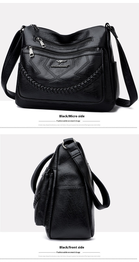 Bolso de Hombro de Cuero Suave para Mujer - Capacidad Extra Grande - Image 12