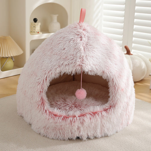 Cama Térmica Acogedora para Gatos - Nido Peluche Invierno - Image 4