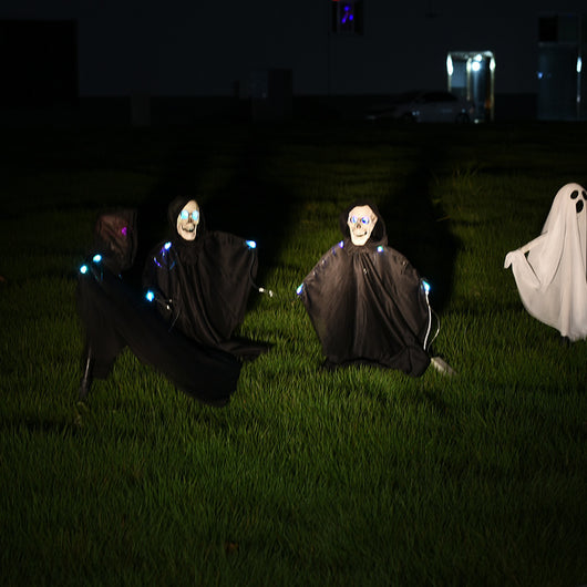 Estaca Fantasma Luminosa Halloween - Decoración Terrorífica con Luz LED para Exterior - Image 5