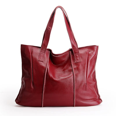 Bolso de Cuero Genuino para Hombro - Diseño Minimalista de Primera Calidad - Image 6