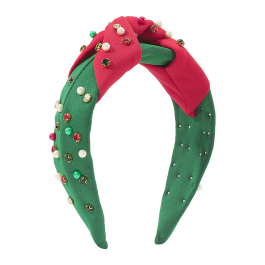 Diadema Navideña de Lujo con Diamantes y Contraste de Colores - Image 8