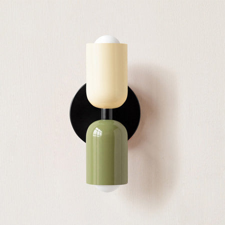 Lámpara de Pared Doble Estilo Vintage Crema para Dormitorio y Habitación Infantil - Image 4