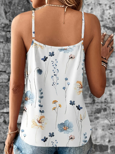 Blusa de Encaje Escote V Europeo Estilo Casual con Tirantes - Image 10