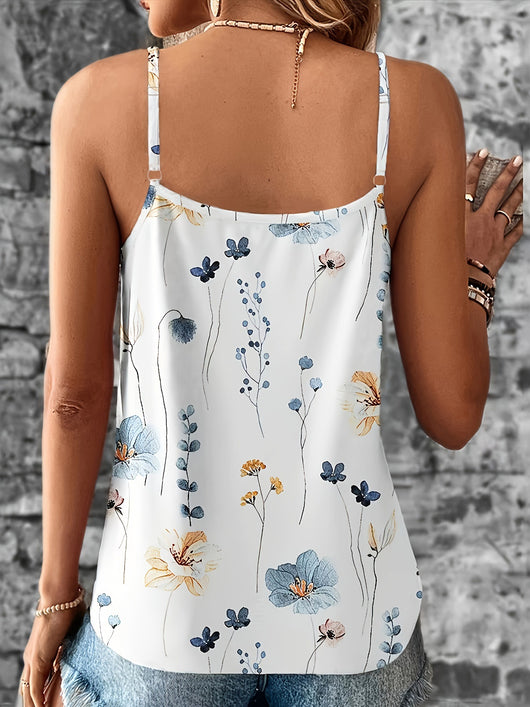 Blusa de Encaje Escote V Europeo Estilo Casual con Tirantes - Image 10