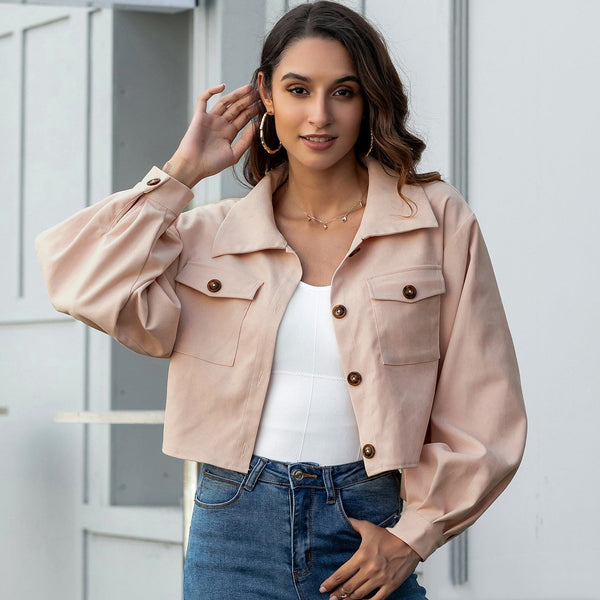 Chaqueta de Invierno Delgada para Mujer - Diseño Bicolor Negro y Rojo