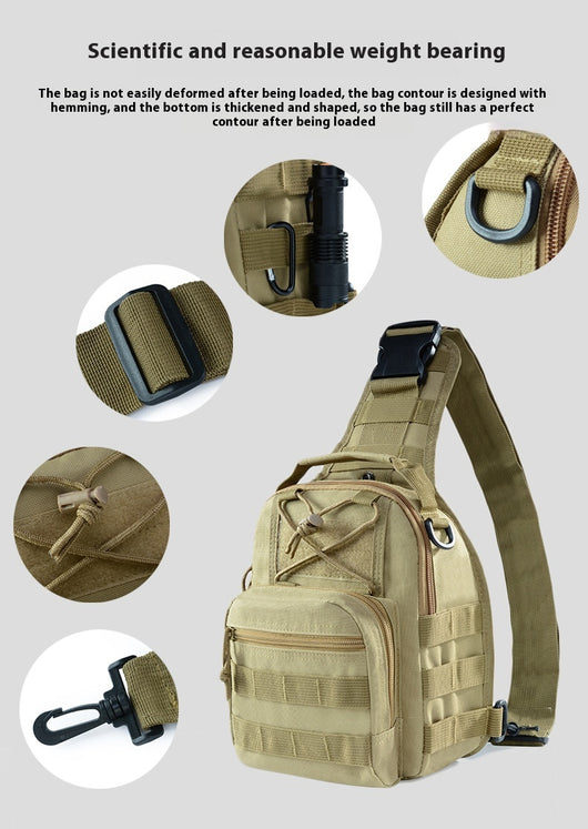 Bolsa Mensajera Táctica Impermeable en Tela Oxford con Camuflaje - Image 24