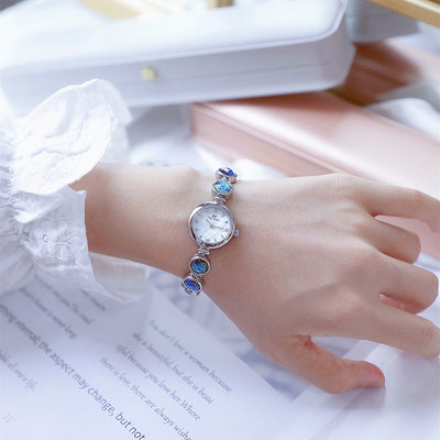 Reloj de Mujer Malachita con Piedra Rugosa - Diseño INS Colorido