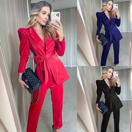 Traje Ejecutivo con Cintura Ajustable - Image 3