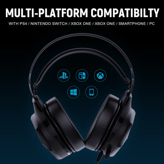 Auriculares Gaming Multifunción con Cable
