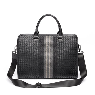 Maletín Profesional Hombre Crossbody Tejido - Bolsa Ejecutiva para Computadora - Image 23