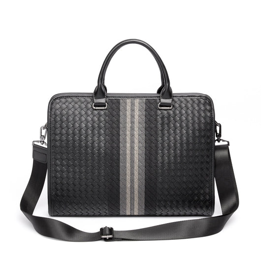 Maletín Profesional Hombre Crossbody Tejido - Bolsa Ejecutiva para Computadora - Image 23