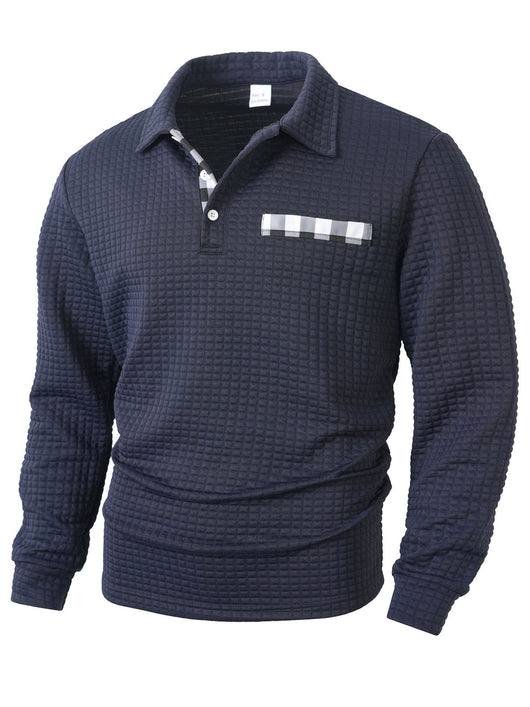 Polo Manga Larga Clásico para Hombre - Image 11