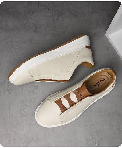 Zapatos Casuales de Cuero Genuino Nobuk - Slip-on Cómodos - Image 14