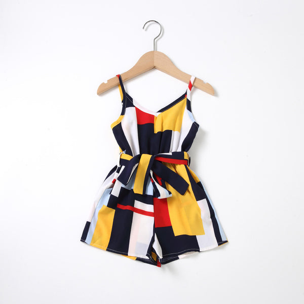 Body con Tirantes Estampado Cuello V para Mujer y Niña