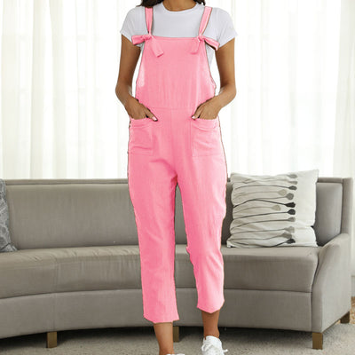 Jumpsuit Casual con Tirantes para Tallas Grandes - Image 3