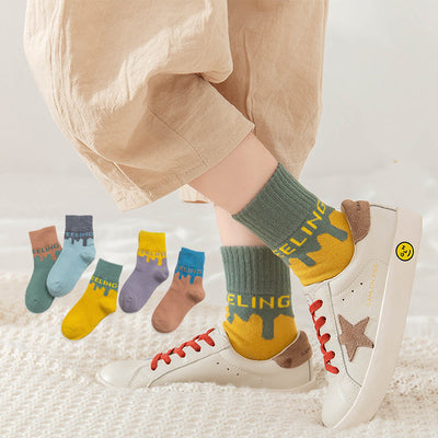 Calcetines Cálidos de Algodón para Niños y Niñas - Image 3