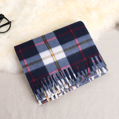 Bufanda Reversible de Cuadros Clásica para Otoño e Invierno - Unisex con Terciopelo Suave - Image 7