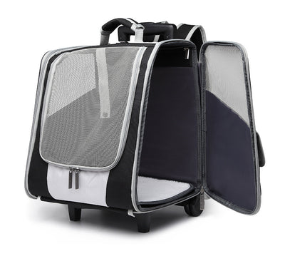 Mochila Transportadora Respirable para Mascotas con Ruedas - Image 21