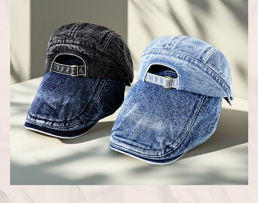Gorra Denim Estilo Primavera Tendencia Coreana para Hombre - Image 15