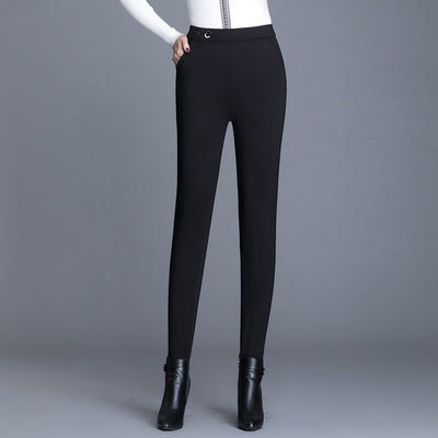 Pantalones de Invierno en Terciopelo de Cordero con Elasticidad para Mujer - Image 12