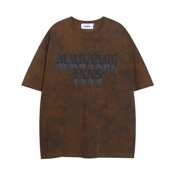 Playera Tie-Dye Suelta para Hombre - Estilo Urbano Casual