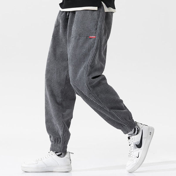 Pantalones Casuales Sueltos Estilo Hong Kong para Hombre