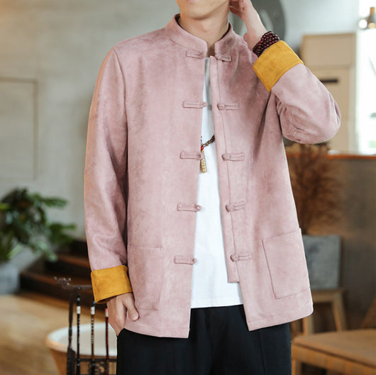 Chaqueta Hanfu Buddha Estilo Chino Retro para Hombre - Image 18
