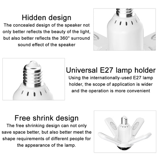 Bombilla LED Inteligente con Música y Efectos de Luz Colorida - Image 2