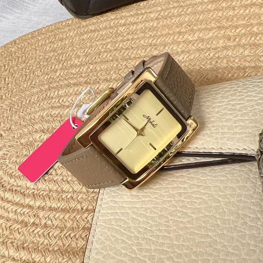 Reloj de Cuero Casual Elegante para Mujer - Diseño Minimalista