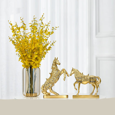 Jarrón Decorativo de Lujo con Flores Secas Simuladas para Sala de Estar - Image 15