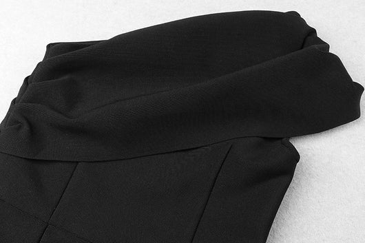 Vestido Elegante con Hombro Descubierto y Cintura Definida - Image 12