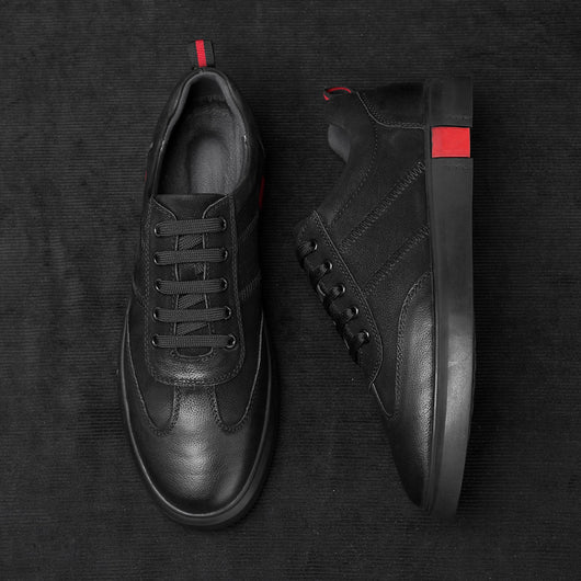 Zapatos Casuales Hombre Estilo Coreano Cuero Premium Tallas Grandes - Image 3