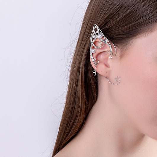 Aretes Elfo de Gancho Metálico para Mujer - Diseño Minimalista y Elegante - Image 12