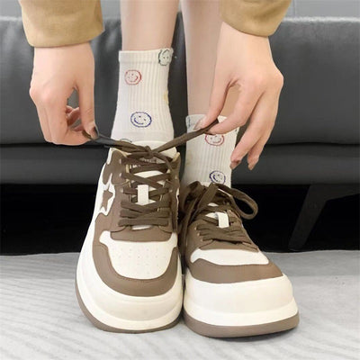Tenis Deportivos Mujer con Plataforma Elevadora y Diseño de Estrella - Image 8