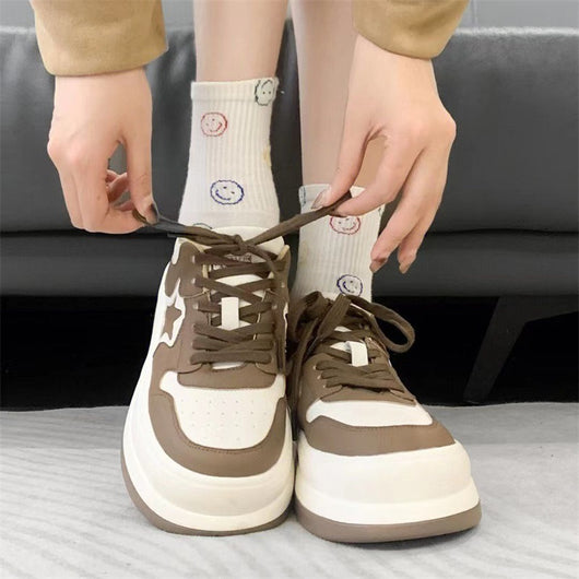 Tenis Deportivos Mujer con Plataforma Elevadora y Diseño de Estrella - Image 8