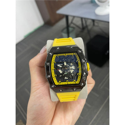 Reloj de Hombre Cilíndrico con Movimiento de Cuarzo Luminoso - Image 9