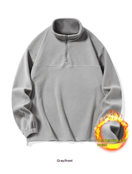 Suéter de Invierno en Lana de Cordero con Forro Polar para Hombre - Image 13