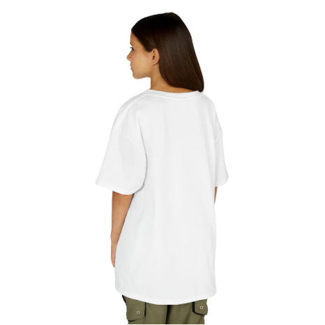 Camiseta Escolar de Algodón Puro Hombro Caído - Juego Familiar - Image 10