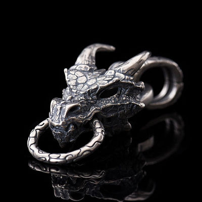 Colgante Dragón Azul Punk en Plata de Ley S925 - Image 3