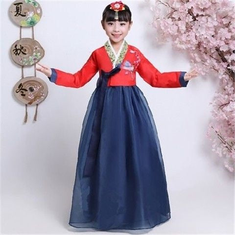Traje Tradicional Coreano Hanbok para Niñas - Disfraz de Danza y Presentaciones - Image 13