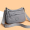 Bolsa Mensajera Casual Ligera Multicompartimento Diseño Simple