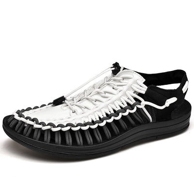 Sandalias Romanas Tejidas con Cordón Ajustable para Hombre y Mujer - Image 10